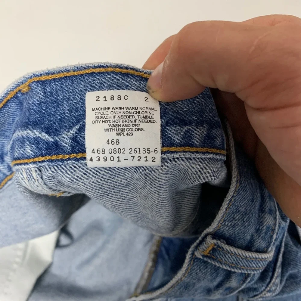 Levi's‎ 550 Relaxed Straight Leg Mens 42x32 (39x32) Blue Vintage Denim Jeans